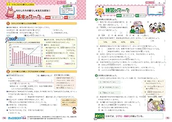 小学教科書ワーク 社会 6年 教育出版版 (オールカラー,付録付き